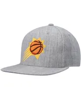 Men's Mitchell & Ness Heathered Gray Phoenix Suns 2.0 Snapback Hat