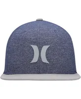 Men's Hurley Blue, Gray Phantom Core Snapback Hat