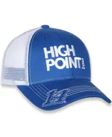 Men's Stewart-Haas Racing Team Collection Royal and White Chase Briscoe Highpoint.com Adjustable Hat