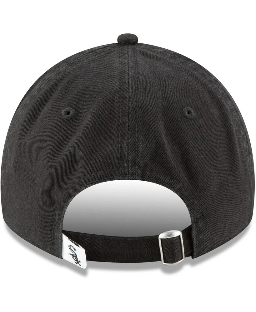 Men's New Era Black Chicago White Sox Replica Core Classic 9TWENTY Adjustable Hat