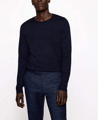 Boss by Hugo Men's Slim-Fit Merino Wool Sweater