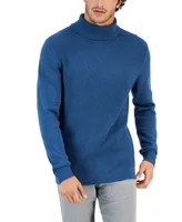 Club Room Men's Textured Cotton Turtleneck Sweater, Created for Macy's