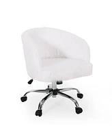 Syosset Modern Glam Swivel Office Chair