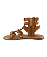 Dkny Little Girls Padded Studded Gladiator Sandals