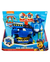 Chase Rise and Rescue Changing Toy Car with Action Figures and Accessories - Multi