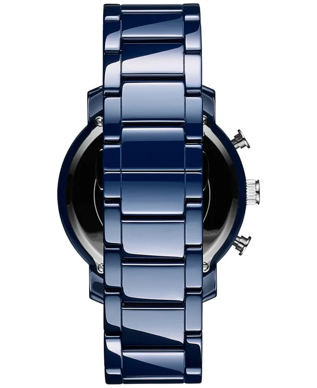 Mvmt Men's Chrono Blue Ceramic Bracelet Watch 45mm | Hawthorn Mall