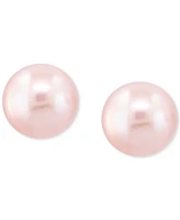 Effy 3-Pc. Set Pink, Peach, & White Cultured Freshwater Pearl (9mm) Stud Earrings in Sterling Silver