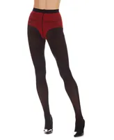 MeMoi Women's Tie Me Up Opaque Tight Stockings