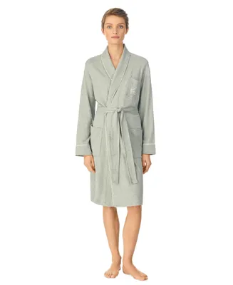 Lauren Ralph Quilted Shawl Collar Short Robe