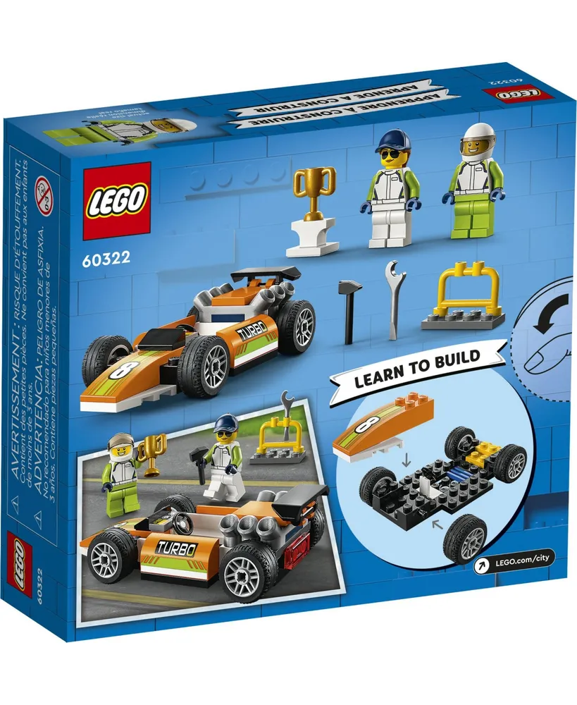Lego City Great Vehicles Race Car 60322 Building Set, 46 Pieces
