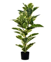 Vickerman 38" Artificial Potted Real Touch Dieffenbachia