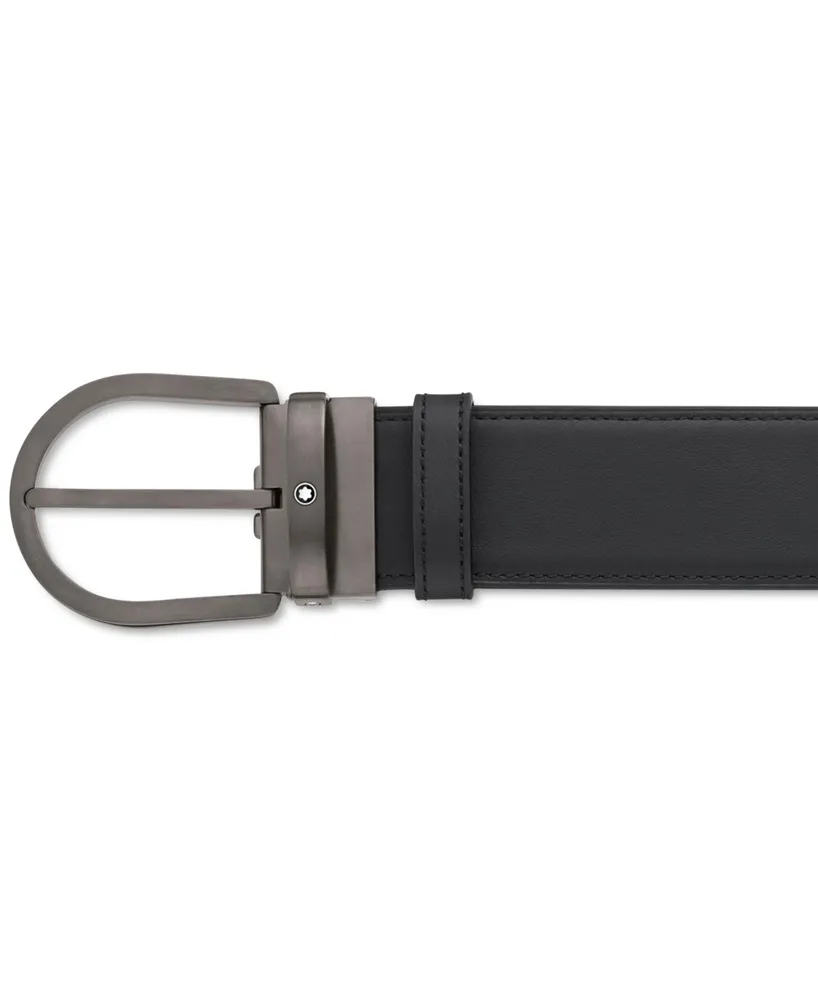 Montblanc Horseshoe Reversible Leather Belt