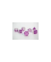 Eclipse Amethyst Dice Set, 8 Pieces