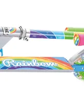 Ozbozz Rainbow Foldable Scooter Light Up Wheels