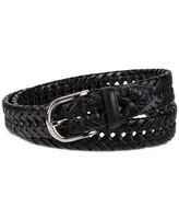 Club Room Men's Hand-Laced Braided Belt, Created for Macy's