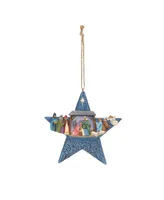 Jim Shore Holiday Star with Nativity Ornament