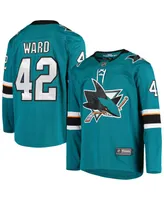 Men's Fanatics Joel Ward Teal San Jose Sharks Breakaway Home Player Jersey