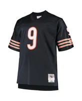 Men's Mitchell & Ness Jim McMahon Navy Chicago Bears Big Tall 1985 Retired Player Replica Jersey