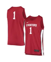 Men's and Women's Nike #1 Cardinal Stanford Replica Basketball Jersey