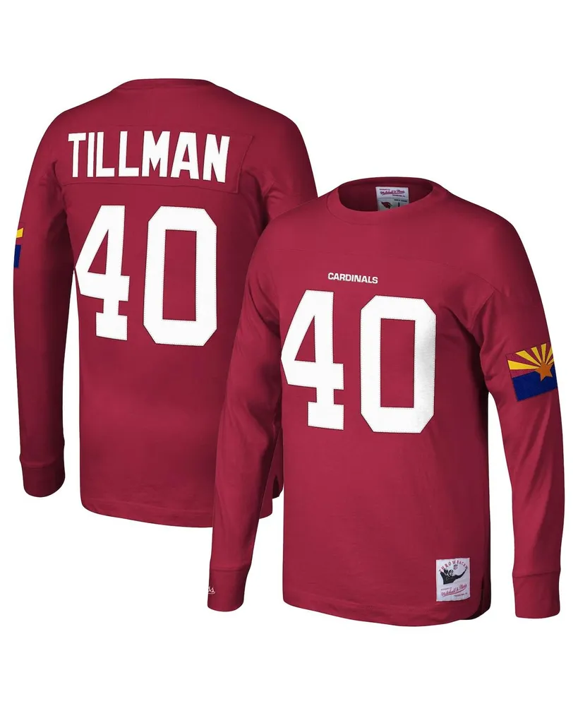 Men's Mitchell & Ness Pat Tillman Black Arizona Cardinals Retired Player Name Number Mesh Top Size: Small