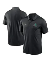 Men's Nike Black Arizona Diamondbacks Cooperstown Collection Rewind Franchise Performance Polo Shirt