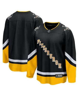 Men's Fanatics Black Pittsburgh Penguins 2021/22 Alternate Premier Breakaway Jersey