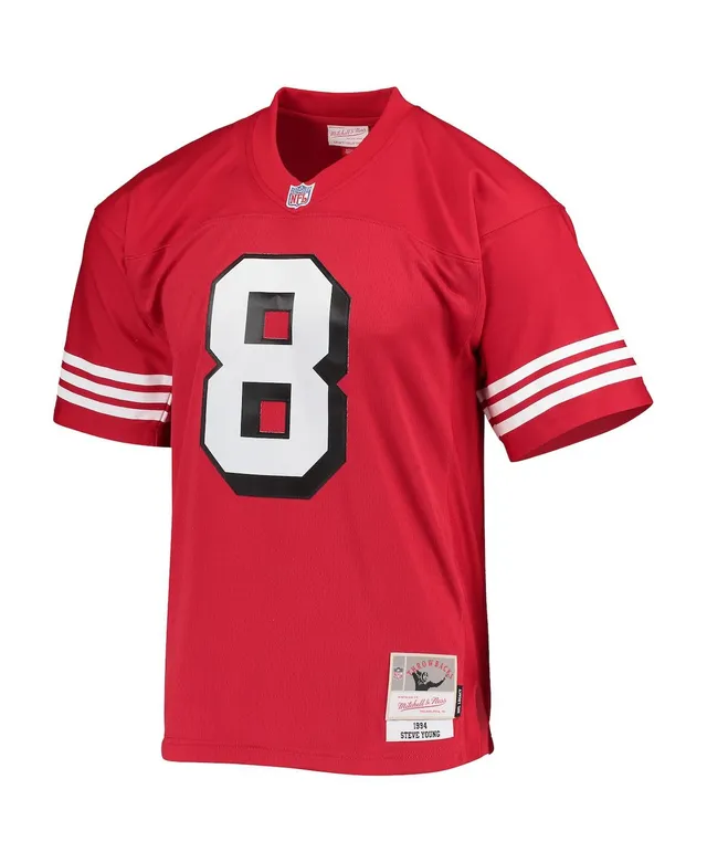 Men's Mitchell & Ness John Taylor Scarlet San Francisco 49ers 1990 Legacy Replica Jersey