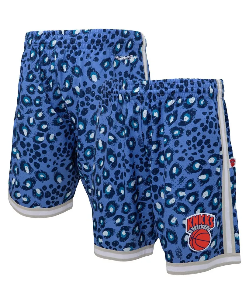 New York Knicks Mitchell & Ness Hardwood Classics 1991 Hyper Hoops Swingman  Shorts - Blue