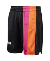 Men's Mitchell & Ness Black Miami Heat 2005/06 Hardwood Classics Authentic Shorts