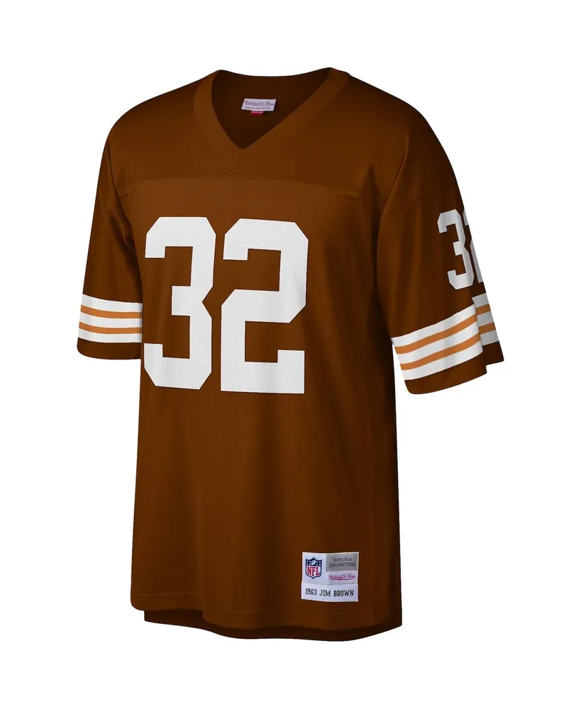 Men's Mitchell & Ness Jim Brown Cleveland Browns Legacy Replica Jersey