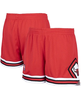 Women's Mitchell & Ness Red Chicago Bulls Jump Shot Shorts