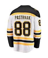 Men's Fanatics David Pastrnak White Boston Bruins Away Premier Breakaway Player Jersey