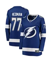 Women's Fanatics Victor Hedman Blue Tampa Bay Lightning Premier Breakaway Player Jersey