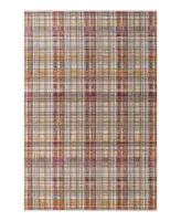 Closeout! Bayshore Home High-Low Pile Iyer IYE14 5'3" x 7'9" Area Rug