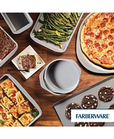 Farberware GoldenBake Bakeware Nonstick Loaf Pan Set, 2-Piece, Gray