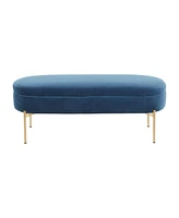 Lumisource Chloe Contemporary Glam Storage Bench