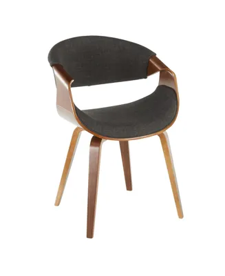 Lumisource Curvo Mid-Century Modern Dining Accent Chair
