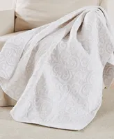 Levtex Sherbourne Scroll Stitch Quilted Throw, 50" x 60"