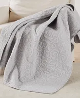 Levtex Sherbourne Scroll Stitch Quilted Throw, 50" x 60"