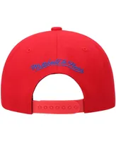 Men's Mitchell & Ness Red and Royal La Clippers Team Two-Tone 2.0 Snapback Hat