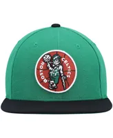 Men's Mitchell & Ness Kelly Green and Black Boston Celtics Hardwood Classics Team Two-Tone 2.0 Snapback Hat