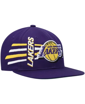 Men's Mitchell & Ness Purple Los Angeles Lakers Retro Bolt Deadstock Snapback Hat