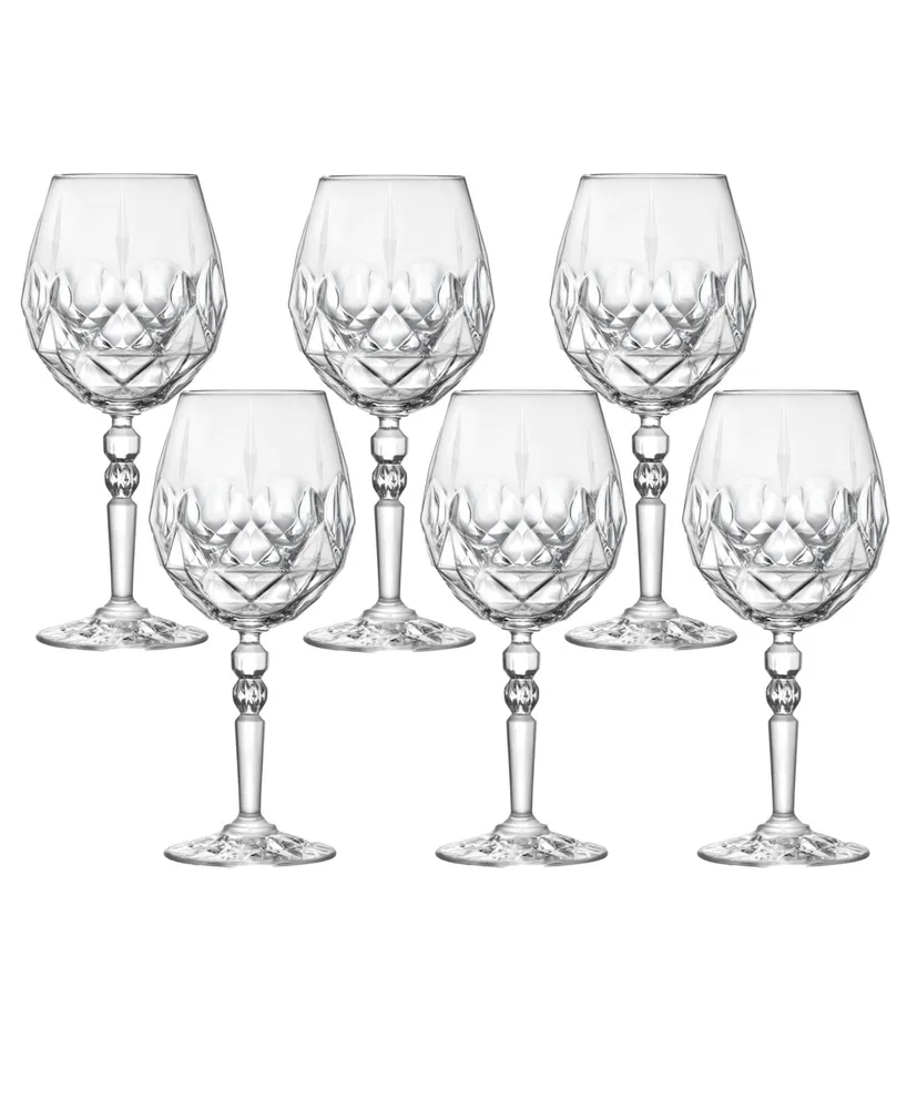 Lorren Home Trends Alkemist 6 Piece Stemmed Goblet Set