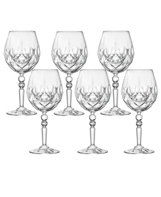 Lorren Home Trends Alkemist 6 Piece Stemmed Goblet Set