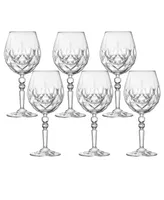 Lorren Home Trends Alkemist 6 Piece Stemmed Goblet Set