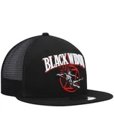 Men's Black New Era Black Widow Retro Meshback 9FIFTY Snapback Hat