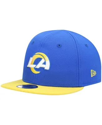 Boys and Girls Infant New Era Royal, Gold Los Angeles Rams My 1st 9FIFTY Adjustable Hat