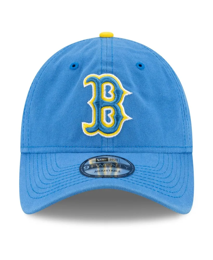 Men's New Era Light Blue Boston Red Sox City Connect 9TWENTY Adjustable Hat