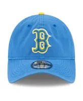 Men's New Era Light Blue Boston Red Sox City Connect 9TWENTY Adjustable Hat