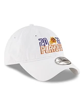 Men's New Era White Phoenix Suns 2022 Nba Playoffs Bubble Letter 9TWENTY Adjustable Hat